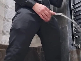 优雅黑西装打飞机半小时后爆射超多精液——特写湿漉漉大屌呻吟加激烈喷射结尾 gay porn men hot