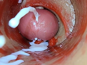 深插阴道内镜头捕捉精液喷射ASMR gay porn star japan