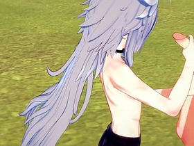 原神耽美 - Razor被Diluc打手枪和操 - 日本亚洲漫画动漫游戏色情同性 gay hot porn korean