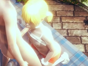 Yaoi伪娘 - Fer被另一伪娘口交肛交 - 变装日本亚洲动漫游戏男同 gay sex porn japan