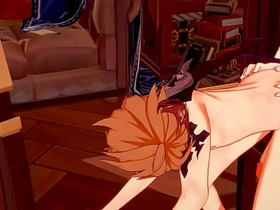 原神BL-钟离x达达利亚口交和被操-伪娘变装日本亚洲漫画动漫游戏色情男同 one hot summer gay porn