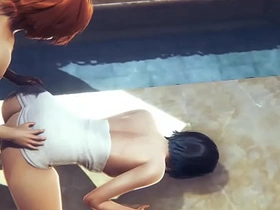 原神—温迪澡堂硬核性爱—伪娘COS日本动漫游戏同性色情 massage gay porn asian