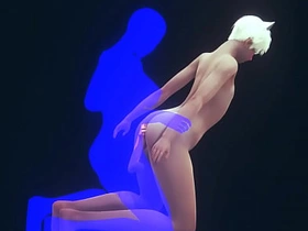 耽美伪娘-性感猫耳伪娘激烈性爱完整版-女装子日本亚裔动漫游戏同志色情 gay asian muscle massage porn