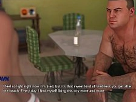 继父的爱 - 肌肉老爹在蒸汽浴室给嫩小伙黄金浴和深喉口交 hot gay romantic porn