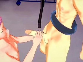 咒术回战耽美 - 虎杖悠仁打飞机后被宿傺干 - 娘炮变装日本亚洲漫画动漫游戏同性恋色情 gay hot muscular porn