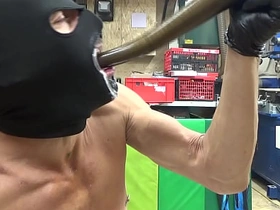 Extremeslut66 喉咙插30厘米，屁眼塞40厘米带神奇玫瑰蕾丝假阳具 gay japan twink porn